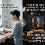 Comparison of free and paid AI image generators with different features.