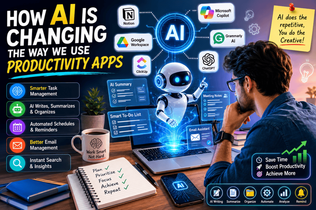 How AI Is Changing the Way We Use Productivity Apps (2026 Guide)